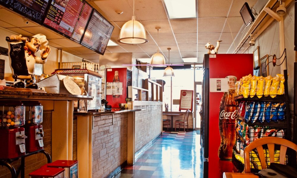 Courthouse Pizza kitchen