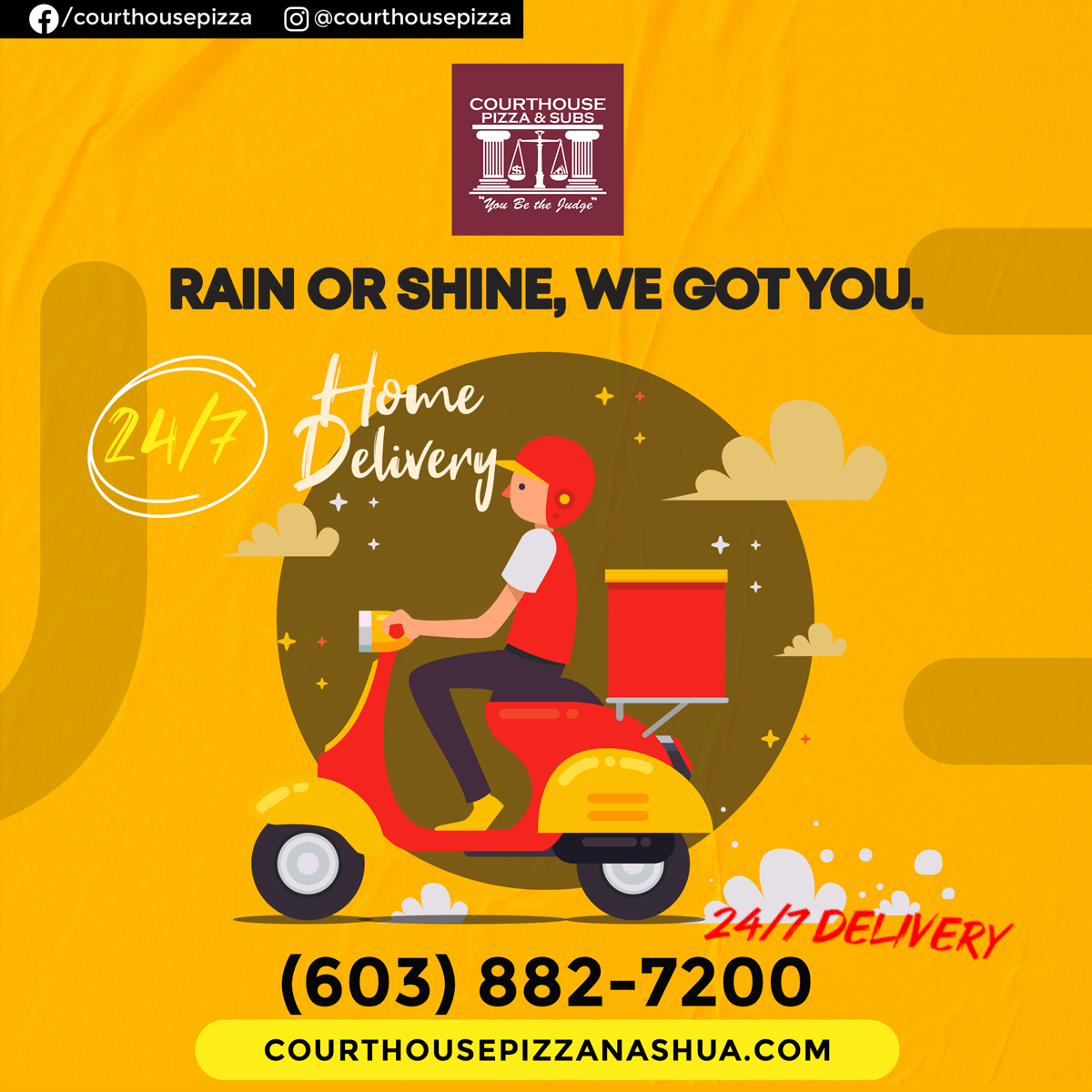 Pizza Delivery Near Me Courthouse Pizza Nashua, NH