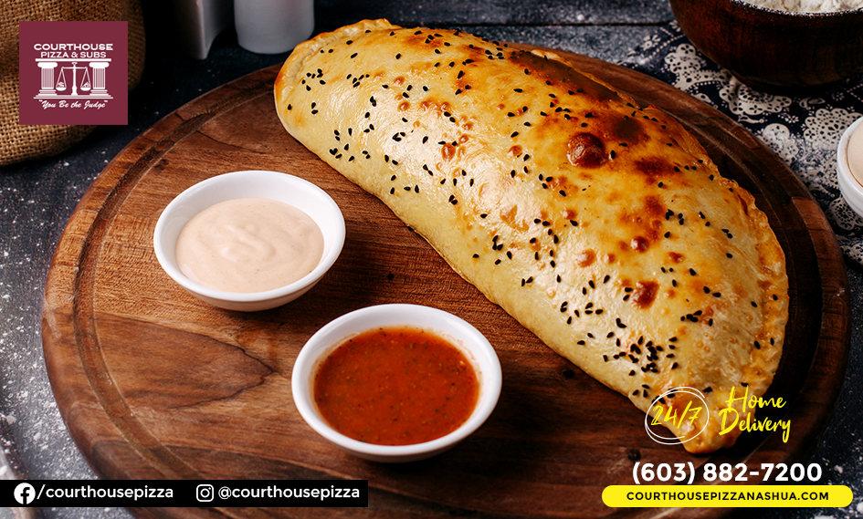Order Nashua's Best Calzones at Courthouse Pizza and Subs